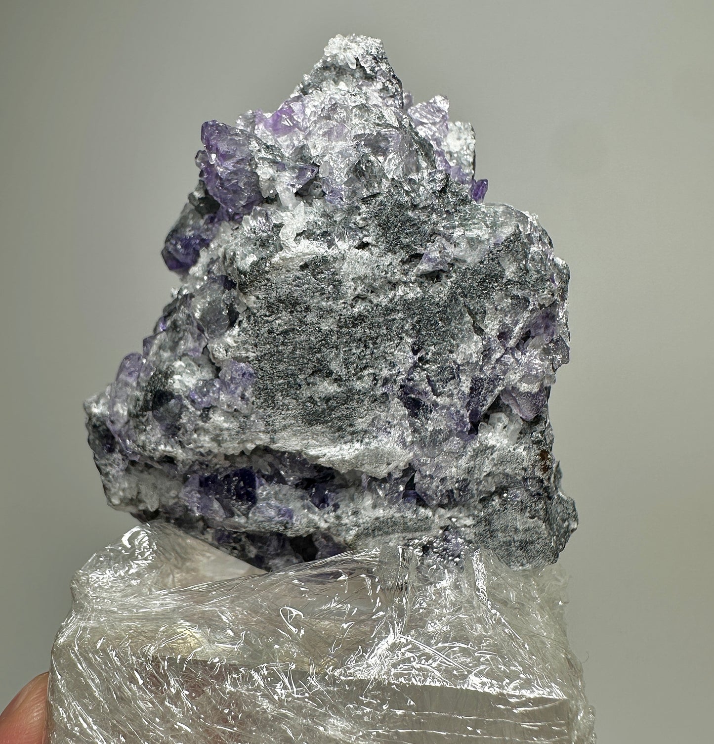 Tanzanite Fluorite from Fujian, China | Natural Crystal Cluster Mineral Specimen