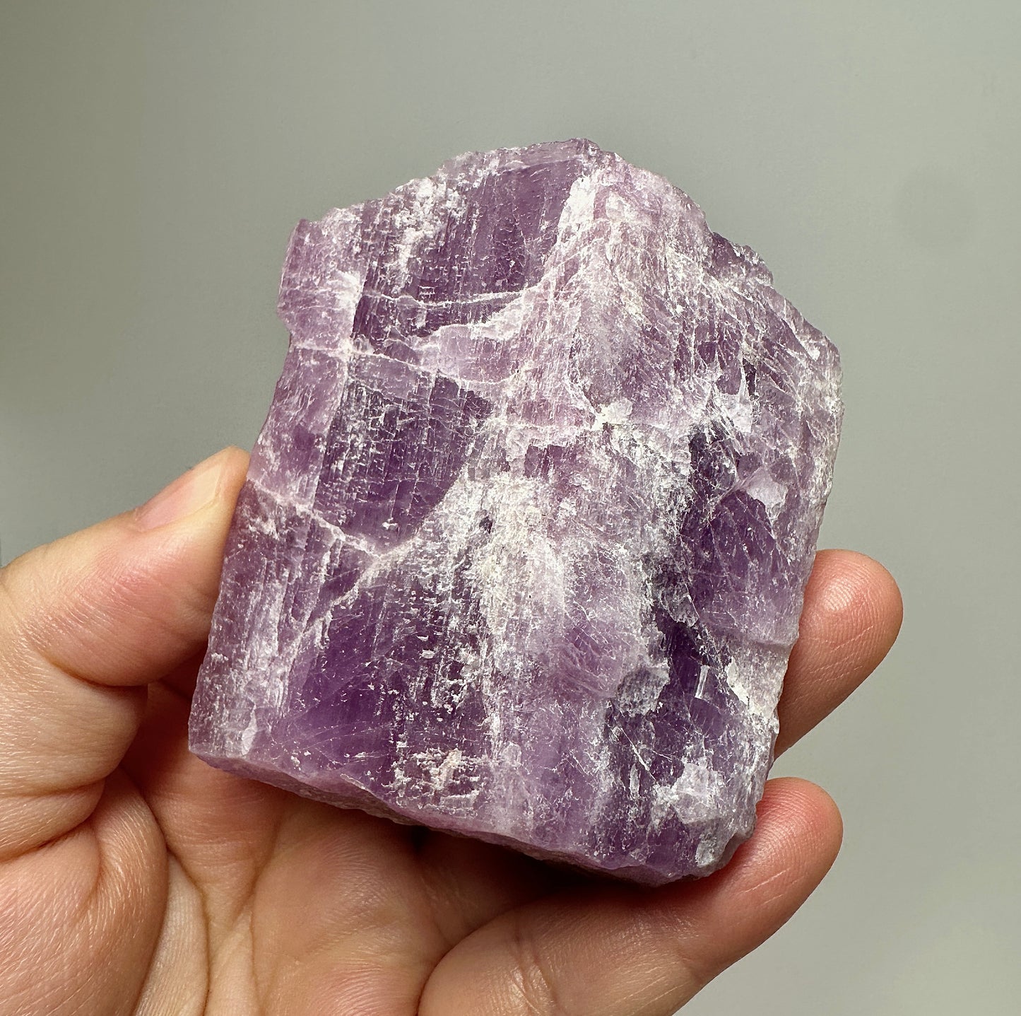 Nigeria Purple Kunzite Rough | Natural Spodumene Crystal Specimen | Raw Healing Stone