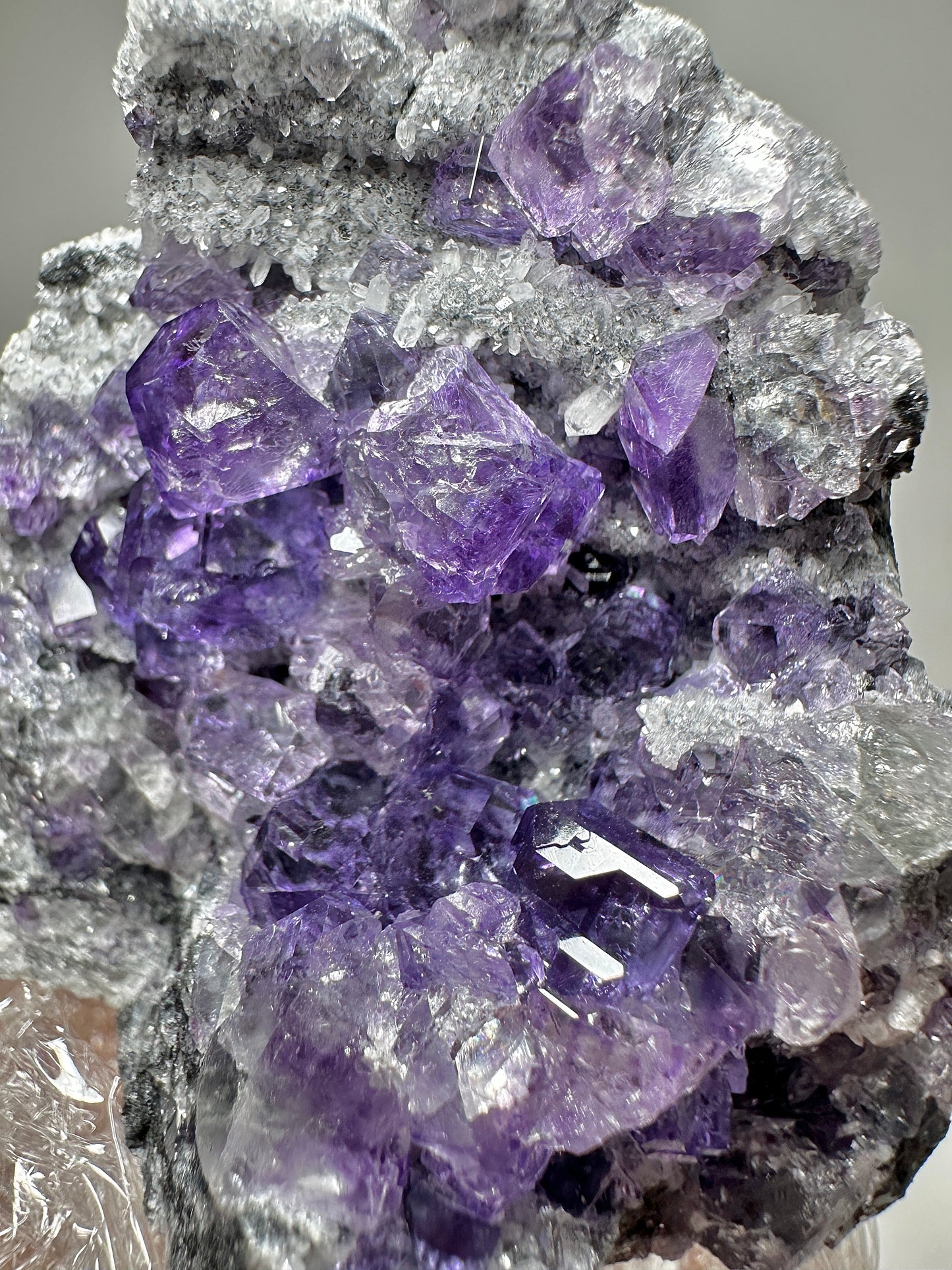 Tanzanite Fluorite from Fujian, China | Natural Crystal Cluster Mineral Specimen